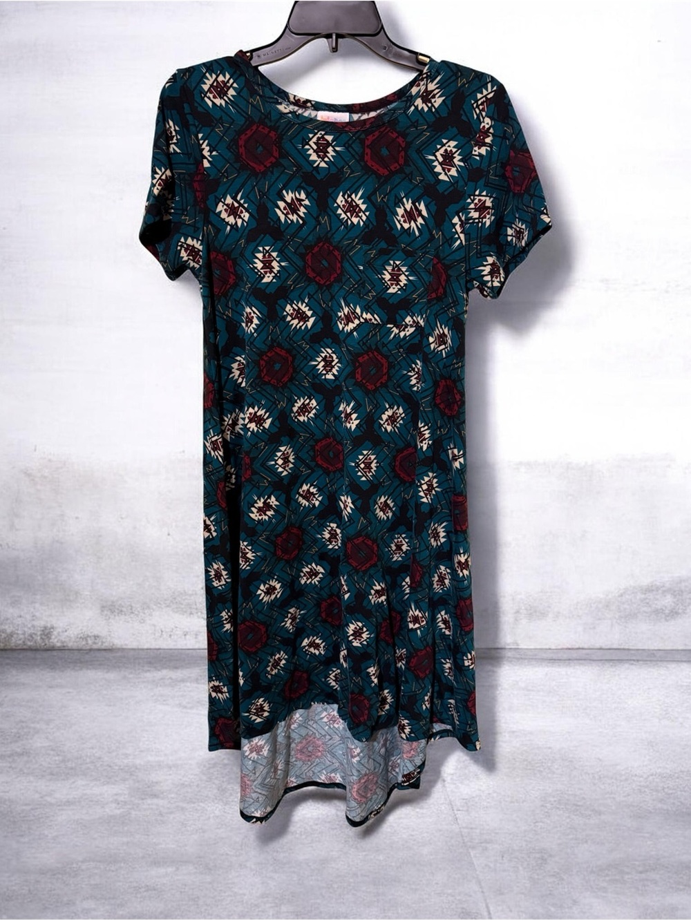 Lularoe Teal Short Sleeve Dress